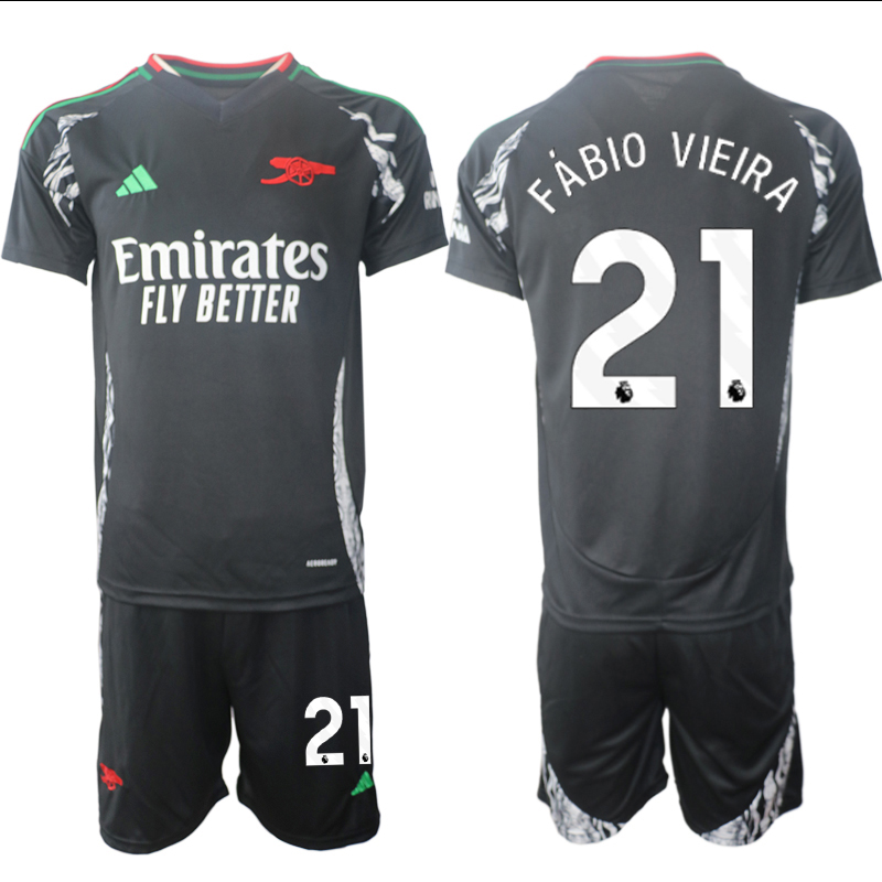 Men 2024-2025 Club Arsenal away Black #21 Soccer Jersey->indianapolis colts->NFL Jersey